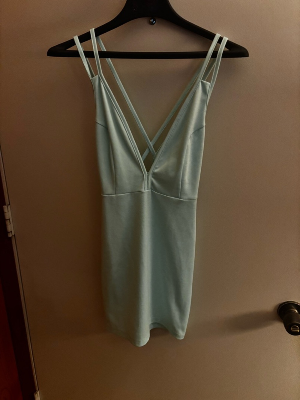 Light Green Strappy Slip Dress